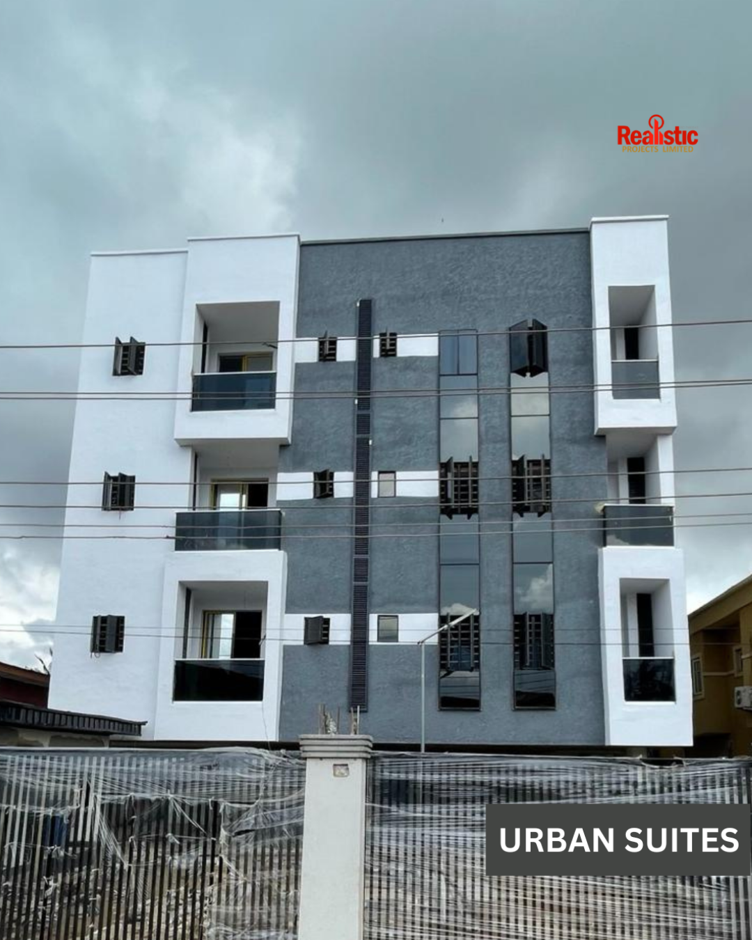 Urban Suites mixed-use building construction in Lagos, Nigeria